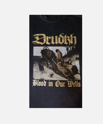 Blood In Our Wells Drudkh Band Black T-Shirt Cotton Unisex