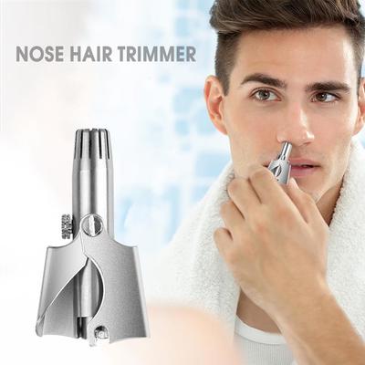 Männer Nasenhaarschneider Edelstahl Nasenhaarentferner Manuelle Trim Nase Ohr Vibrissa Schere Waschbar Trimmer Rasierer Rasierer Frauen