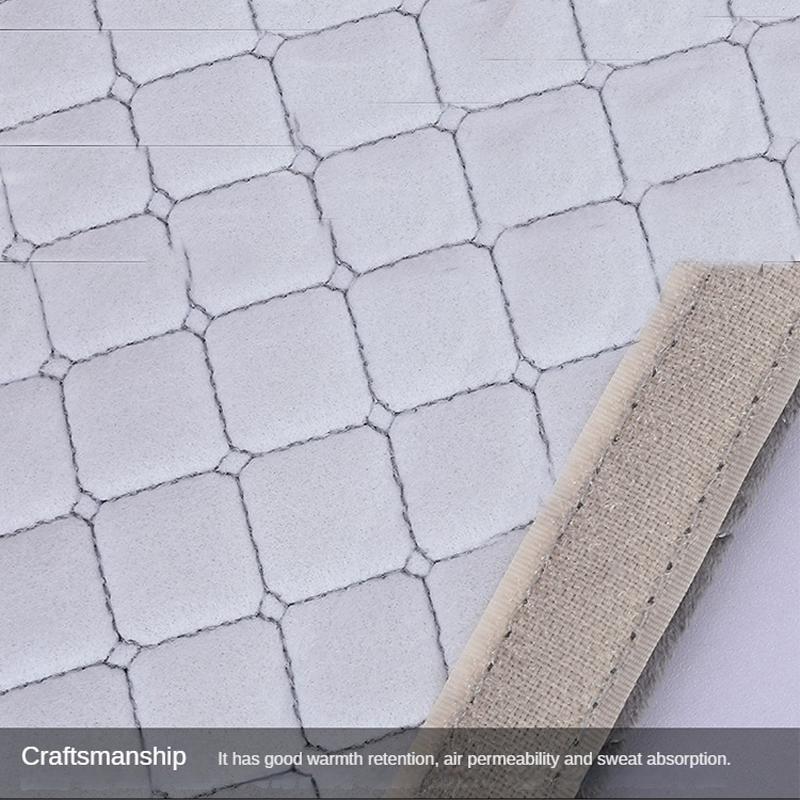 1pc 27CM Diamond Pattern Car Seat Belt Cover Soft Plush Car Seat Belt Shoulder Pad Car Interior Accessories