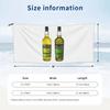 Green Chartreuse Bottle Oil Painting Drink Beach Towel Soft Microfiber Quick Dry Absorbent Quick Towels For Swimming