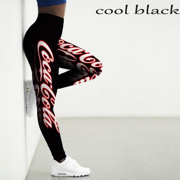 Women Fashion Letters Print Yoga Pants 