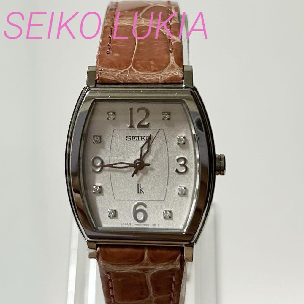 [USED] SEIKO QZ Rukia Stainless Steel Leather Watch, Operation Confirmed