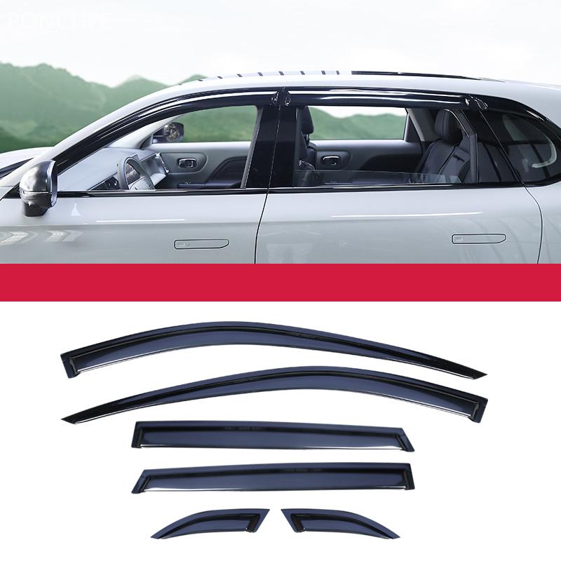 For Leapmotor B10 2025 2026 Rain and Sunshine Shield Car Window Trim Shield Automobile Modification Supplies Rainproof