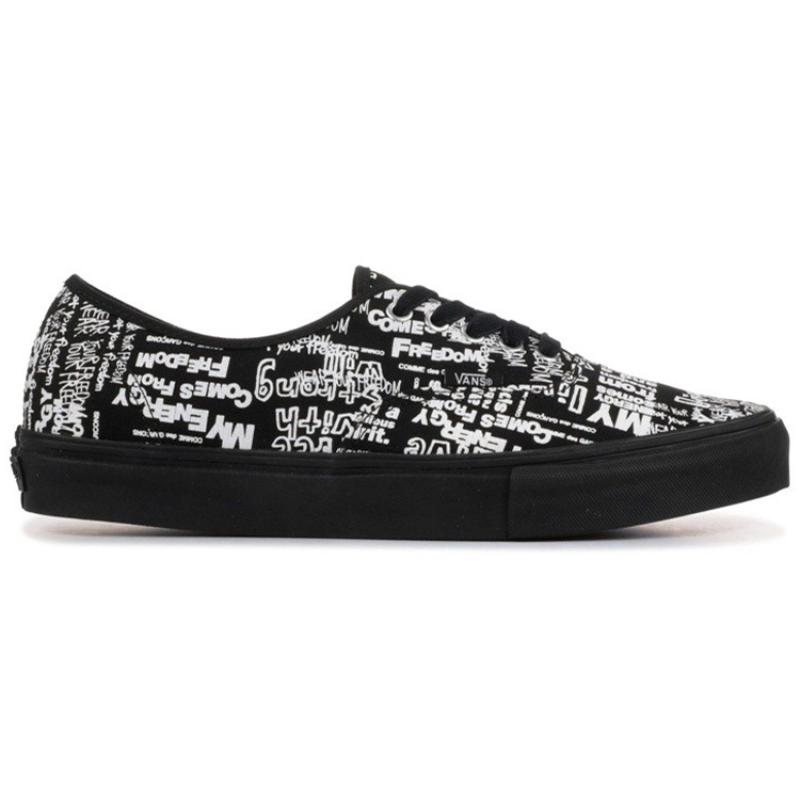 Vans Comme Des Garçons X Authentic Lx 'Graffiti Black' Vans VN0A33TASO7