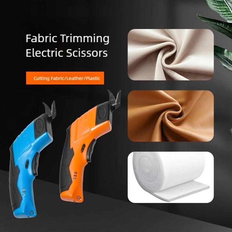 Powerful Wireless Handheld Cutter Device for Fabric Leather Materials Featuring Safety Functions in Crafting
