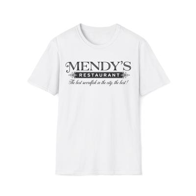 Mendy's Restraunt T-Shirt | Seinfeld Kenny Bania Unisex Softstyle Tee