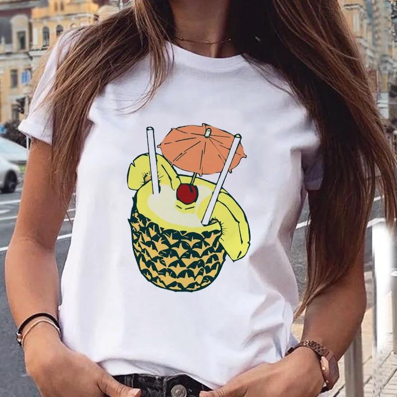 T-shirts Short Sleeve tee  femme Summer Female T- Harajuku Graphic t  Ladies Fashion Tops Tees tshirt