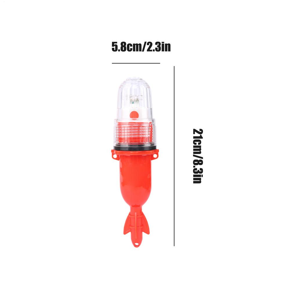 Fishing Strobe Lights Safety Beacon Light Glow Stick Replacement Waterproof Lamp Signal For Marine Buoys Boats Kayaking