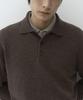 Musinsa Standard [Victoria Wool] Minimal Collared Knit [Brown]