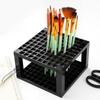 96 Holes Detachable Paint Brush Holder Plastic Pen Stand for Desktop Stationery Storage Artists Drawing Hobby Use