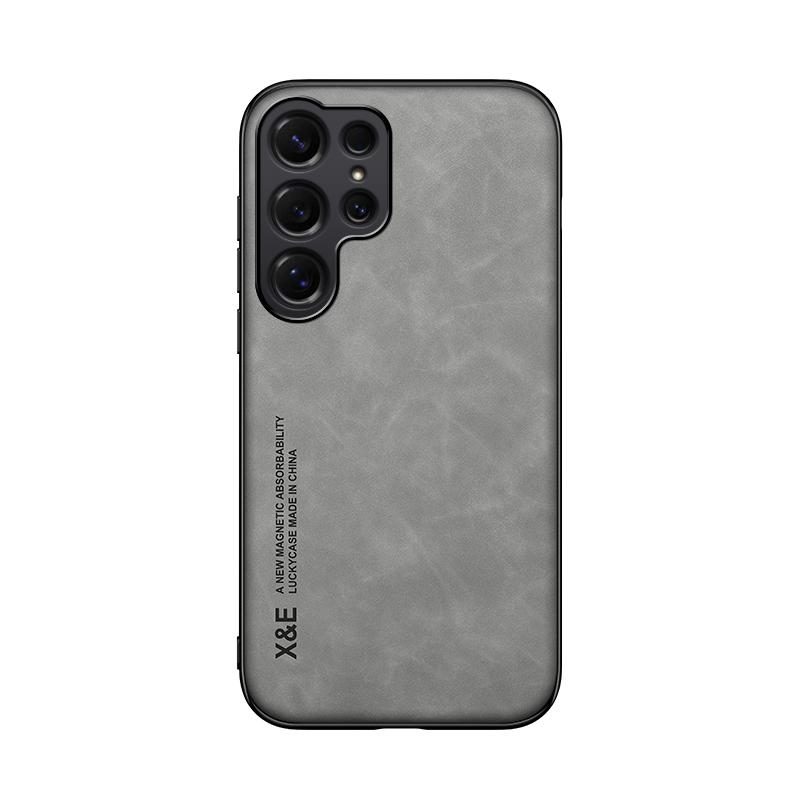 Skin Feel Leather Phone Case for Samsung Galaxy S23 S24 S25 FE S26 Ultra Plus A57 A37 A17 A07 A26 A06 A36 A56 A16 Cover Luxury