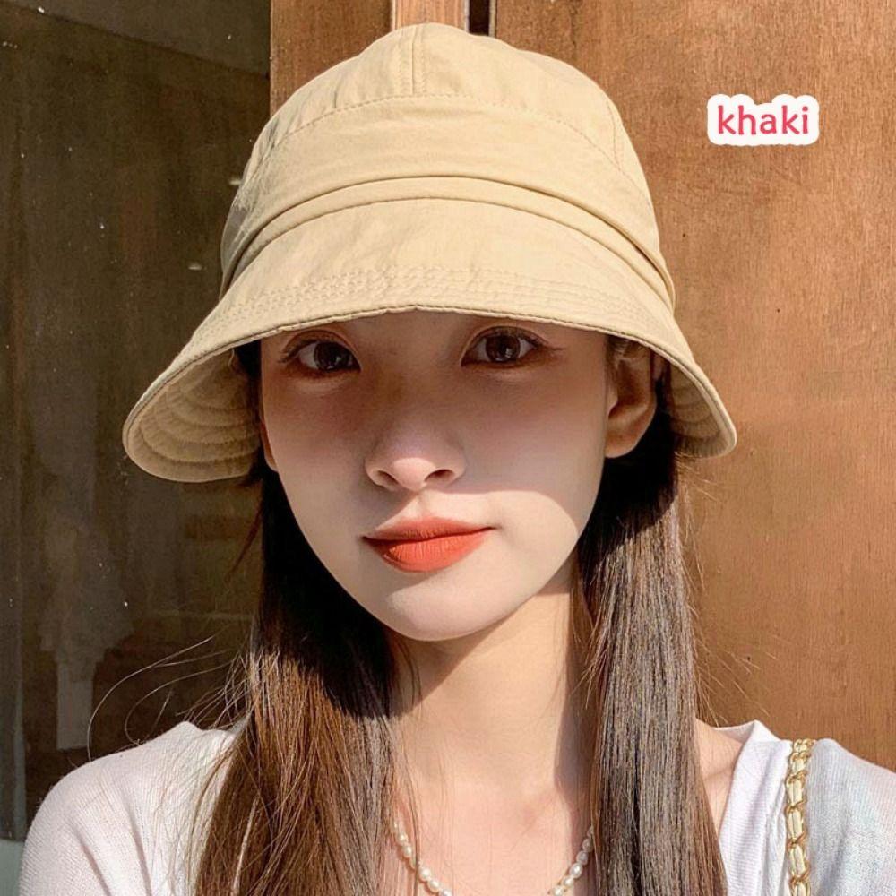 Adjustable Baseball Caps Big Brim Visor Cap Simple Sunshade Hat  Women Men