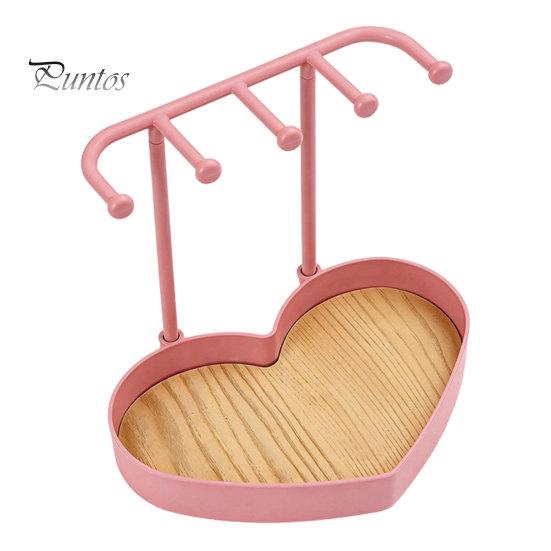 Jewelry Box for Long And Short Necklaces Organizer Stand, Love Partition Tray Design, Non-Slip Wear-Resistant Multi-Hanging Hanger, Necklace
