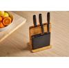 Fiskars Functional Form Knife Set with Bamboo Block, 5 Pieces (1057552)