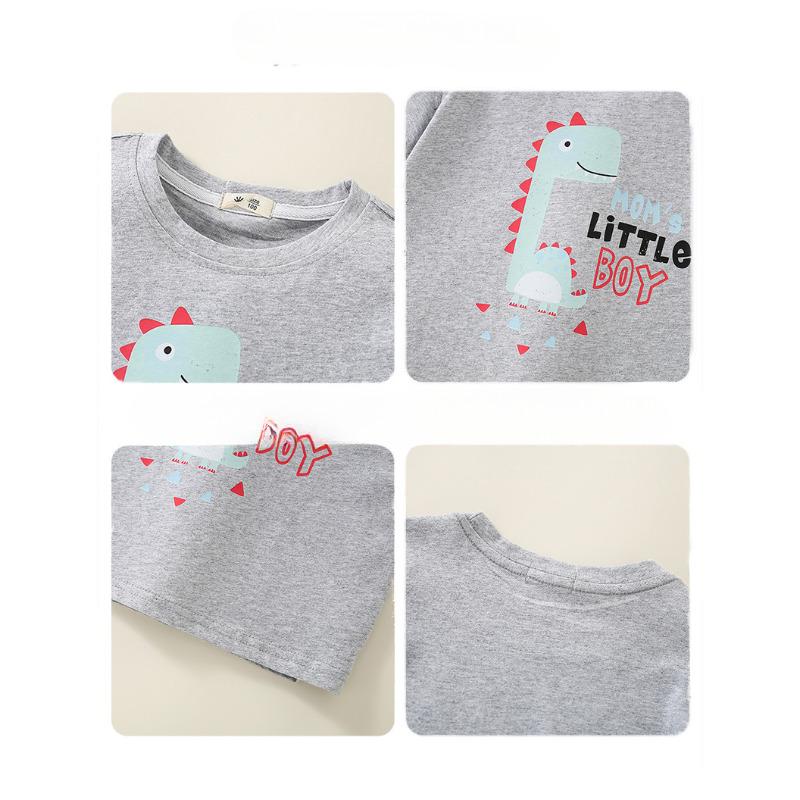 Children's Short-Sleeved T-shirt Summer New Boys' Fashionable Korean Style Trendy Loose Children's Clothing