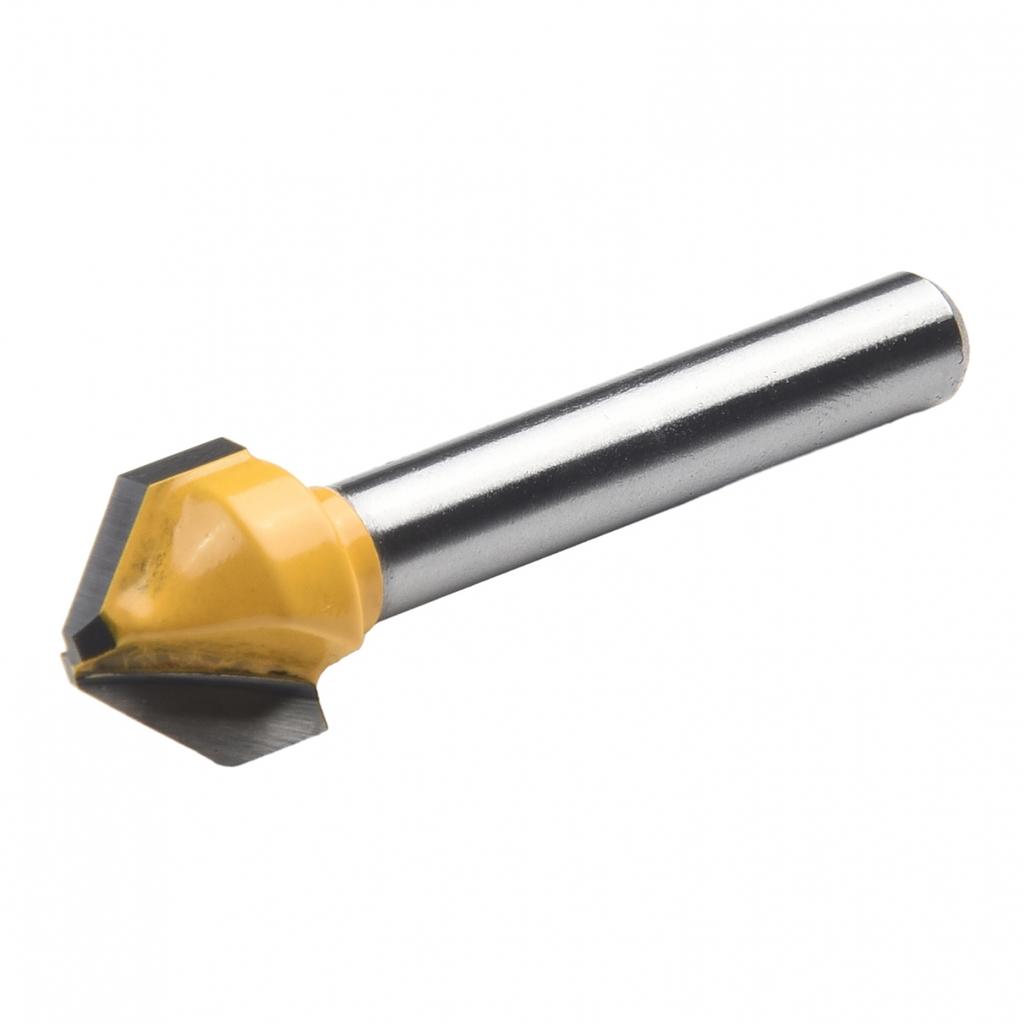 2*90 grad V-förmigen Flache Kopf Router Bit Holzbearbeitung Gravur Fräser