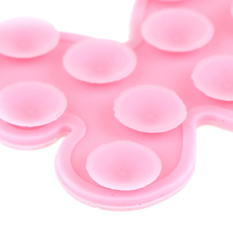 1 szt. Silikonowa podkładka w kształcie motyla do mocowania telefonu komórkowego, przyssawka z tyłu, samoprzylepna, silikonowa, stała przyssawka