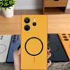 Für Redmi Note 14 Hülle Redmi Note 14 4G Handyhülle Redmi Note 14 5G Abdeckung Stoßfest Farbe Magnetisch Hartes Silikon Rückseite