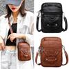 Multi-Functional Soft PU Leather Small Shoulder Bag for Women Vintage Crossbody Bag Cash Purse Cell Phone Bag
