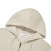 FILLUMINATE Subdude Knit Hooded Zip-Up - Ivory