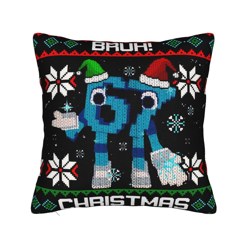 Dormitorio Suave y Dulce 67 Seis Siete 6-7 Divertido Cerebro Podrido Italiano Decoraciones Infantiles Funda de Almohada Fundas de Almohada con Cremallera Múltiples Tamaños