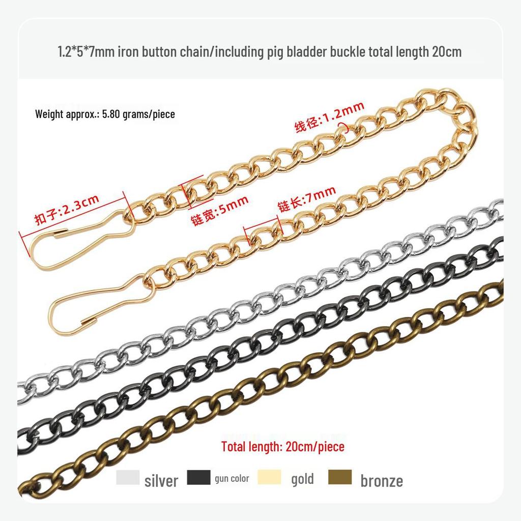 Buckle Twist Chain for DIY Jewelry & Hanging Signs