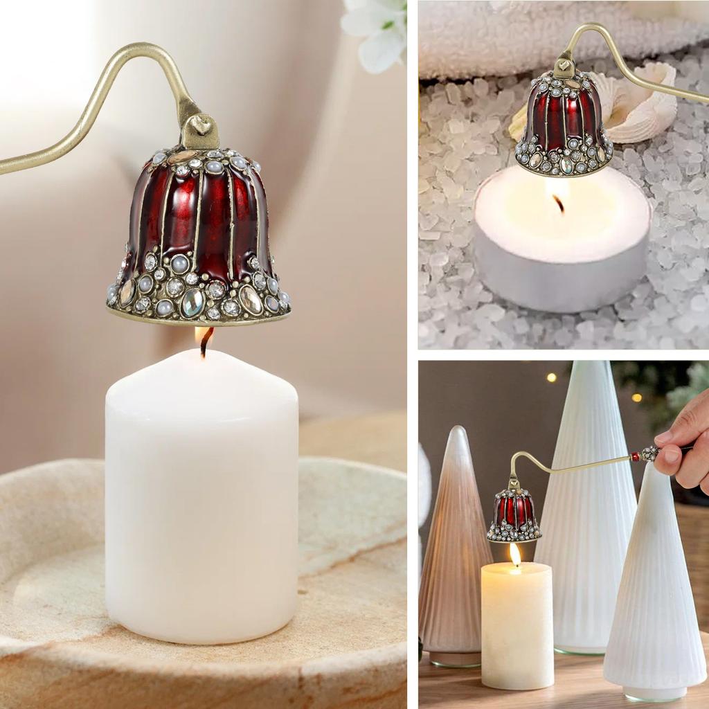 Candle Snuffer Candlesnuffers Wick Snuffer Candle Extinguisher Accessory for Putting Out Extinguish Candle Wicks Flame Safely