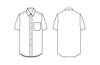 Seven Uniform CH4447-0 Antiviral Shirt, Short Sleeve, White, SS