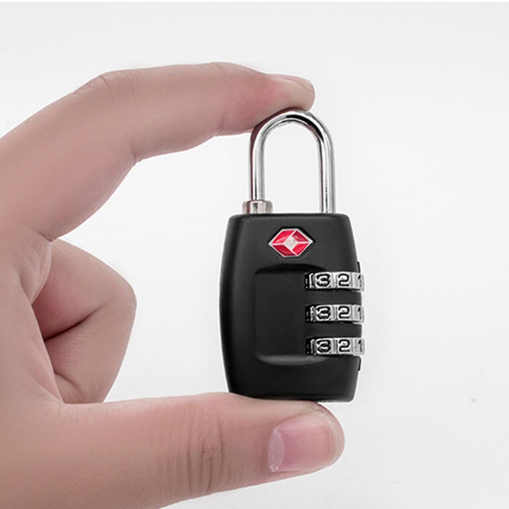 TSA Approved Luggage Locks Practical Suitcase Locks Travel Locks 3 Digit Combination Padlocks for Travel Bag Lockers Gym