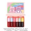 6Pcs/Set Lip Gloss Moisturizing and Nourishing Mild Lipstick Non-Greasy Waterproof Lip Glaze Anti-Sweat Glossy Mirror Lipstick Long-Lasting Lip Glaze