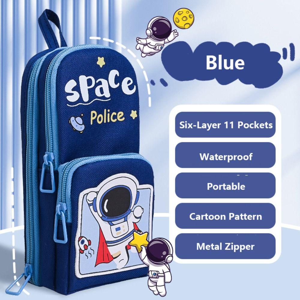 

Шкільний рюкзак Тип Пенал Панда/Астронавт Сумка для зберігання Мультяшна коробка для ручок Подарунок для студента 03