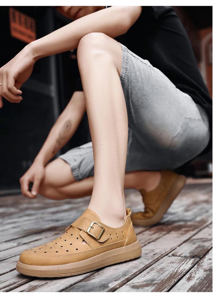 2025 Men's Lightweight Breathable Odor-Resistant Casual Shoes with Soft Sole & Wear-Resistant Flat Bottom