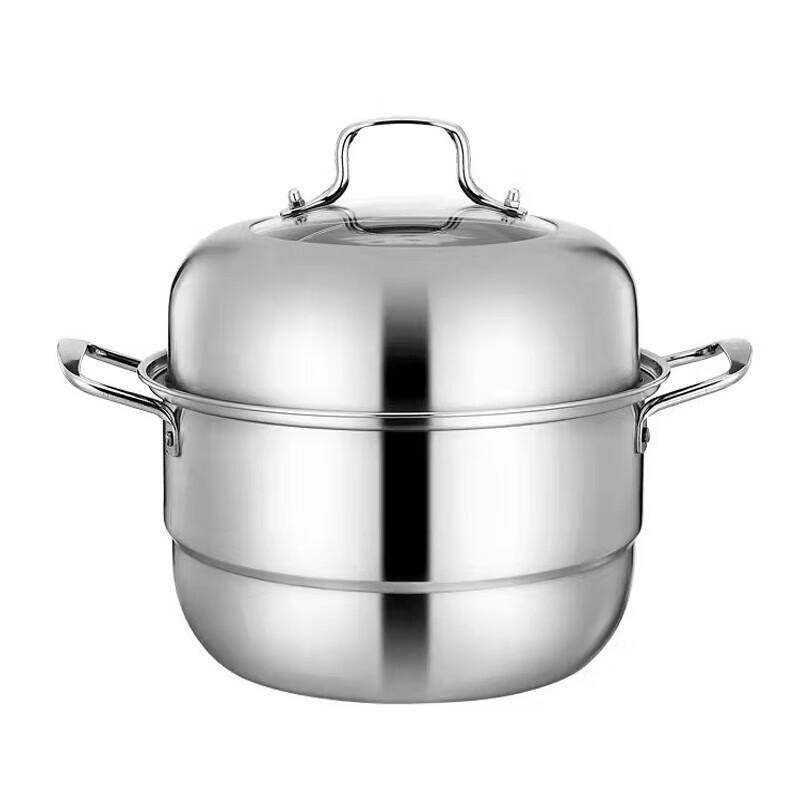 A-TIMES Jielin 28CM Multi-Purpose Double-Layer Steamer