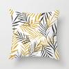 Modern Simple Geometric Abstract Peach Leather Velvet Pillow Case Home Sofa Car Pillow Cushion Cover
