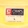 CHAPS RALPH LAUREN Short Sleeve T-shirt L Yellow Men's Used