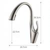 Pull Out Kitchen Sink Faucet Deck Mounted Stream Sprayer Nozzle Kitchen Hot Cold Mixer Taps x