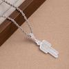 Cartoon Little Man Pendant Crooked Head Hip Hop Pendant Fashionable Rhinestone Pendant  Unisex