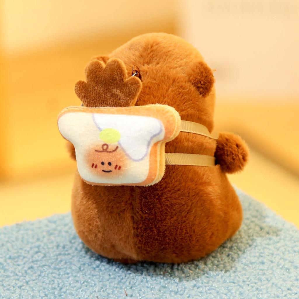 Capybara Soft Plush Doll Keychain With Pp Cotton Filling For Collectors And Gifts