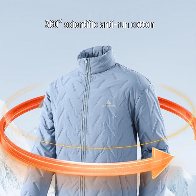 Baleno S&K Men's Winter Stand-Collar Padded Jacket