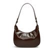 Niche design retro underarm bag women's fashion single shoulder underarm soft leather commuter dumpling bag versatile messenger bag