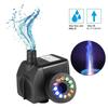 16W LED Submersible Water Pump Fountain Pump Firm Low Noise with Light Outdoor Fountain Pumps for