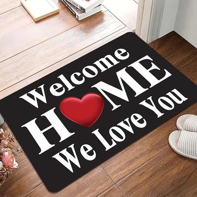 1PC Welcome Home Charactor Door Mats Kitchen Rugs Non-Slip Pop Design Bedroom Rugs Bath Mat Carpet for Home Sink Laundry Decor