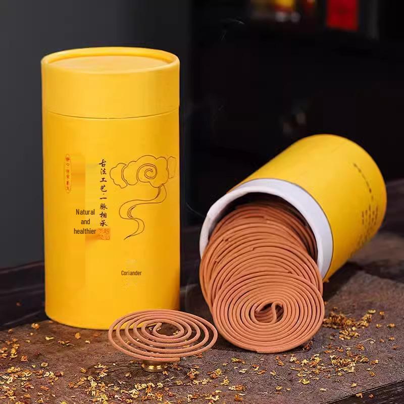 Sandalwood Coil Incense: Deodorizing Aromatherapy for Home, Office, and Ethnic Decor.