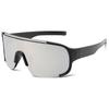 3-piece Set of Y2K Style Sports and Fashion Glasses White MERCURY Silver Mirror Lenses