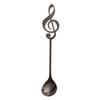 Gelato Caffè Note Musicali Cucchiaino Mescolatore Stoviglie