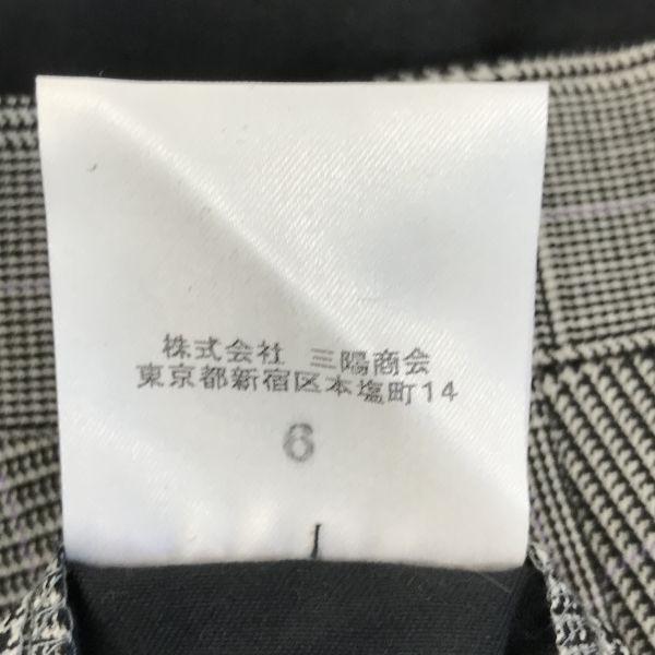 Sanyo Co. Burberry Black Label Bottoms Slacks Pants W80cm Inseam 77cm Gray Houndstooth Burberry Black Label(USED)