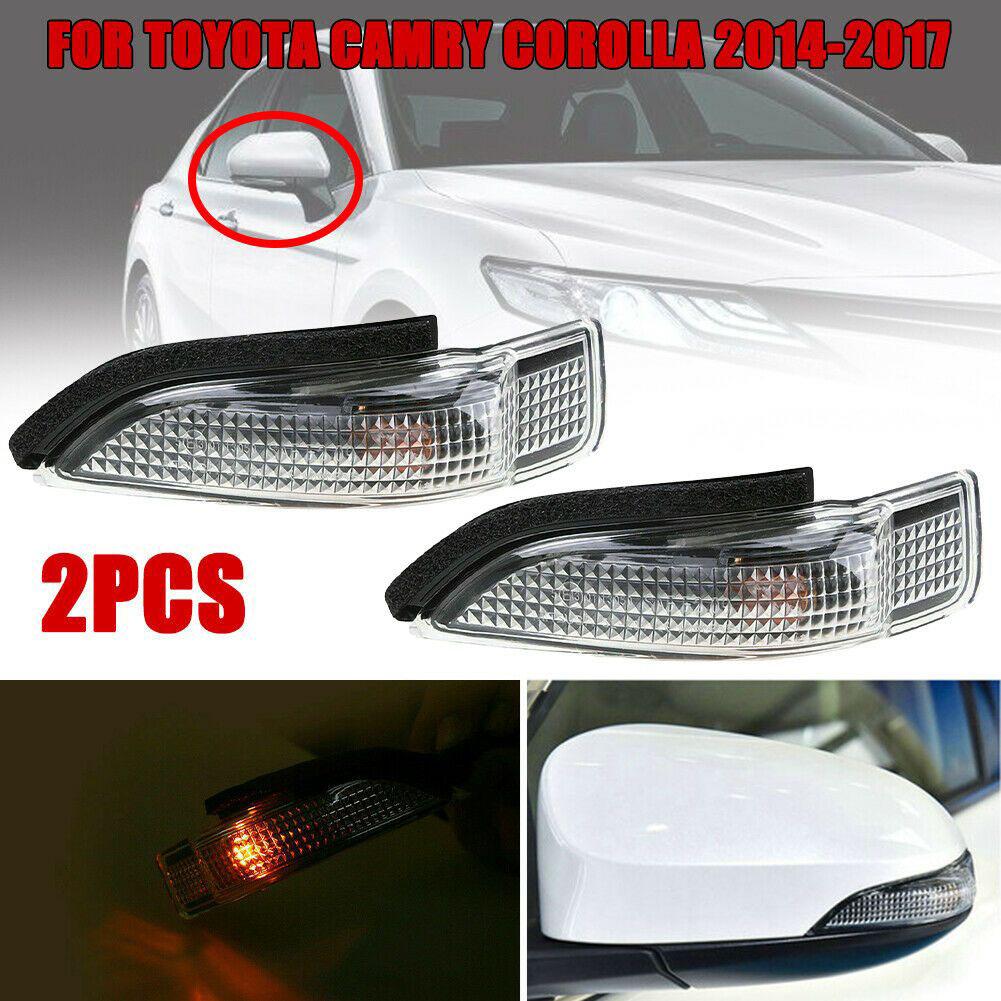 2pcs Car Side Mirror Lamp Turn Signal Light For Toyota For Camry Corolla 2014 2015 2016 2017 2018 Turn Signal Indicator Light