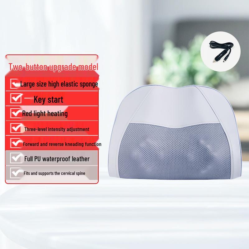 Cervical Spine & Neck Electric Heating Massager - Multi-functional Pillow for Neck and Waist Massage