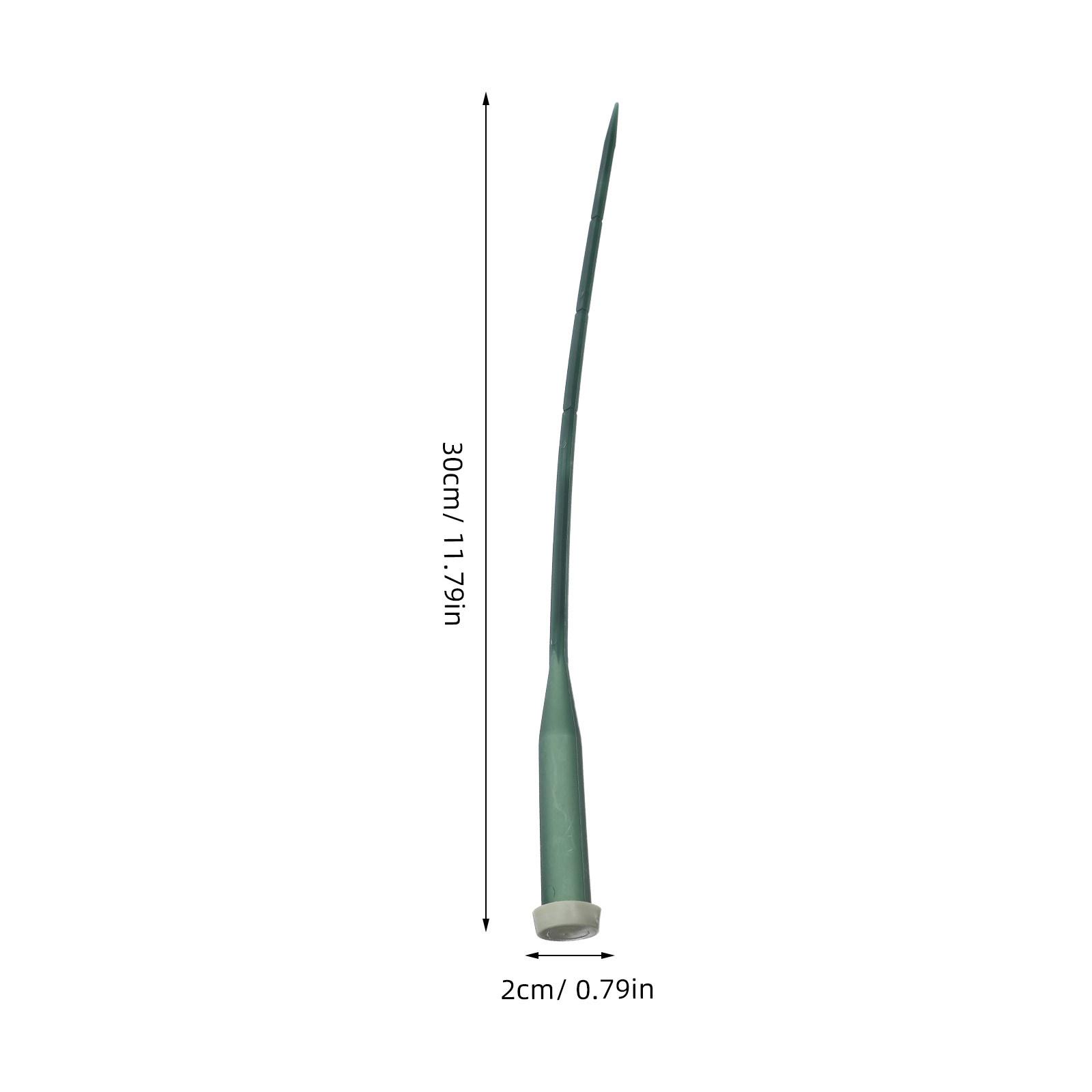 25Pcs Floral Water Tubes Plastic Green Stem Tubes Lidded Flower Vials for Fresh Flower Arrangements Bouquet Supplies Florist