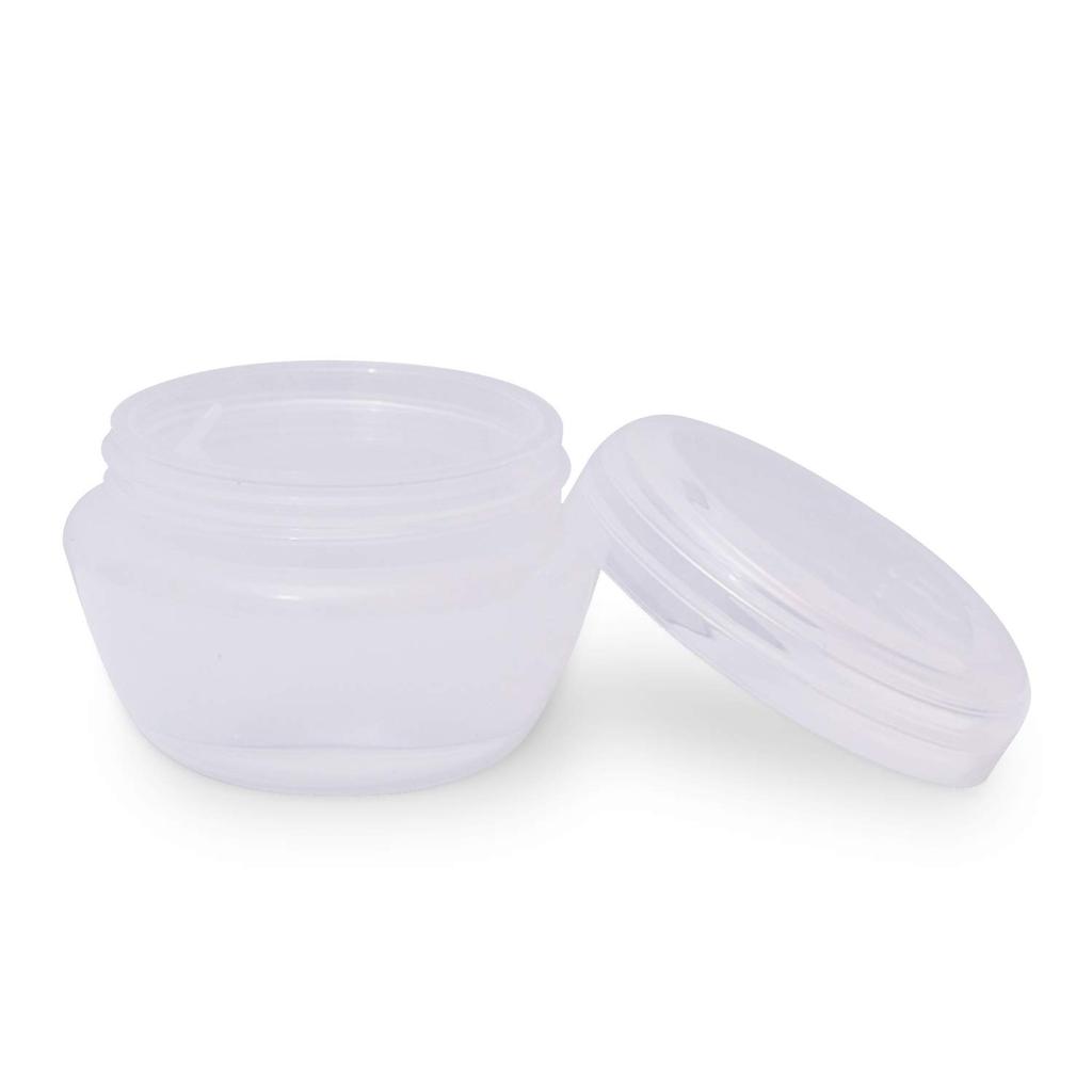 Travel Containers Sets AILEWEN Plastic Cream Jars for Toiletries TSA Approved Travel Size Makeup Container with Hard Sealed Lids for Face Hand Body